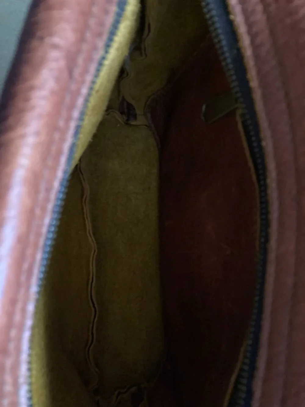 Love 41 Love41 Saddleback Leather London Sling SMALL Bull Dog Tan RARE!!! - Picture 11 of 12